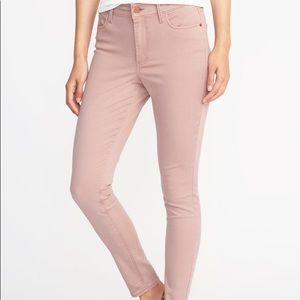 Old Navy Blush Pink High-Rise Skinny Jean
